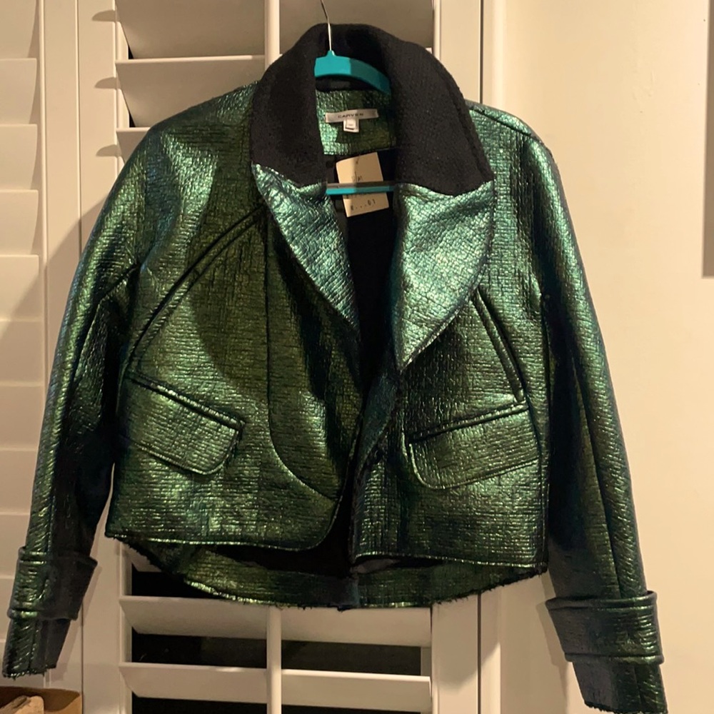 Amazing vintage store find, metallic jacket